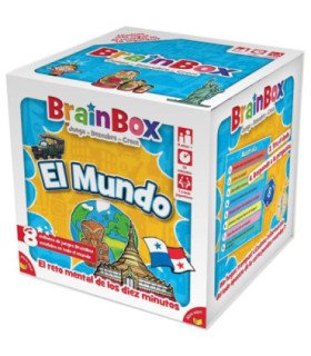 Juego mesa brainbox el mundo pegi