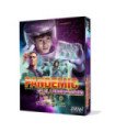 Juego mesa pandemic en el laboratorio