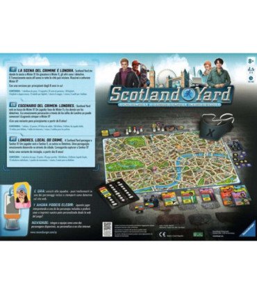 Juego mesa ravensburger scotland yard refresh