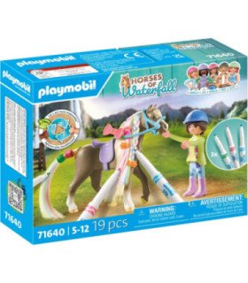 Playmobil set caballo colorear
