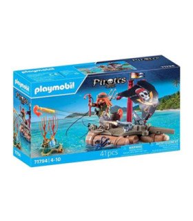 Playmobil -  bote pirata con tesoro