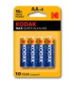 Blister pilas kodak alcalina max aa