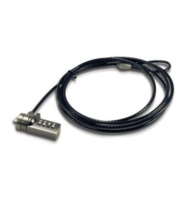 Cable seguridad coneptronic portatiles 1.8m combinacion