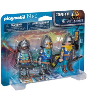 Playmobil set 3 caballeros novelmore
