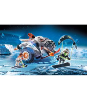 Playmobil espias spy team planeador nieve