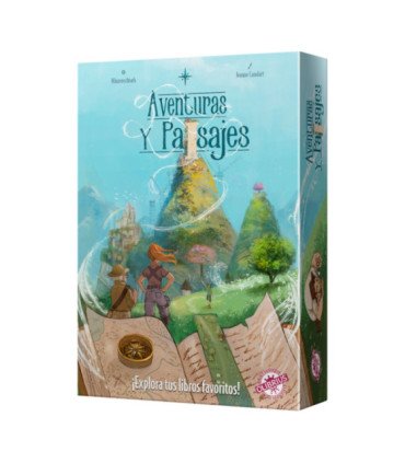 Juego mesa aventuras y paisajes edad