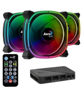 Ventilador caja aerocool astro12pro argb 3x