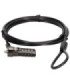 Cable seguridad conceptronic combinacion 4 digitos