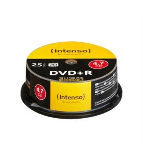 Tarrina dvd+r virgenes intenso 4.7gb 16x