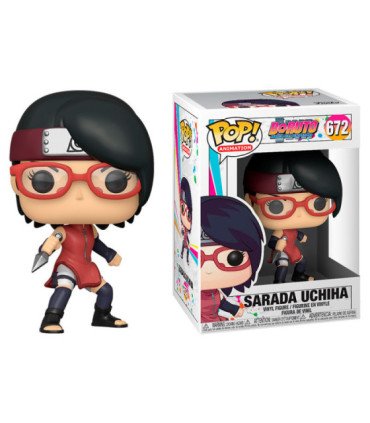 Funko pop animacion boruto sarada uchiha