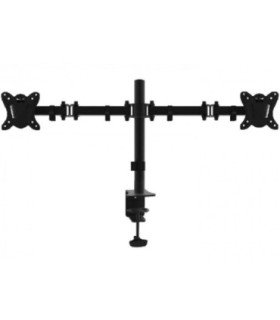 Soporte pantalla equip mesa dos brazos