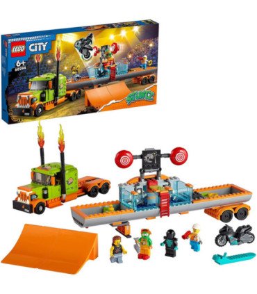 Lego city espectáculo acrobático camión