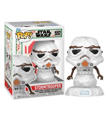 FUNKO POP! STAR WARS: HOLIDAY SNOWMAN - STORMTROOPER (557)