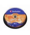 Verbatim dvd - r 4.7gb 16x tarrina 10uds