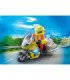 Playmobil moto emergencias con luz intermiente