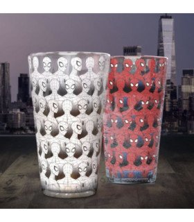 Vaso con cambio color paladone spider - man