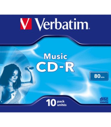 Verbatim cd - r 700mb 16x tarrina 10
