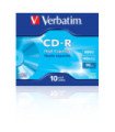 Verbatim cd - r 800mb 40x tarrina 10