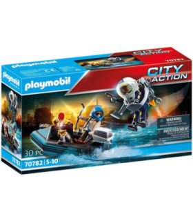 Playmobil policia mochila propulsora: detencion del