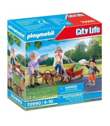 Playmobil abuelos y nieto