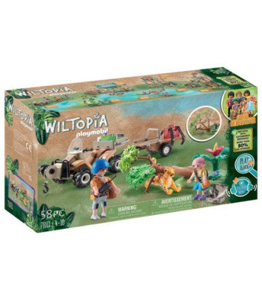 Playmobil wiltopia quad rescate animales
