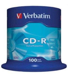 Verbatim cd - r 700mb 48x tarrina 100