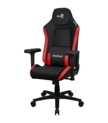 Silla gaming aerocool crown negra roja