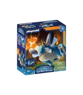 Playmobil dragones: nine realms: plowhorn &