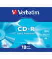 Verbatim cd - r 700mb 52x tarrina 10
