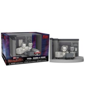 FUNKO POP! MINI MOMENTS: WANDAVISION -1950s- WANDA & VISION SPECIAL EDITION (B&W)