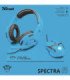 TRUST SPECTRA GAMING BUNDLE NEON BLUE GXT790-SB (AURICULAR/RATON/ALFOMBRILLA)