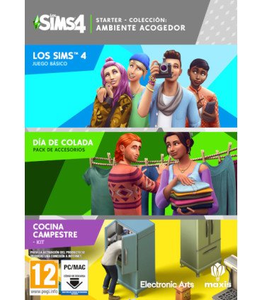 LOS SIMS 4 STARTER COLLECTION: AMBIENTE ACOGEDOR (LOS SIMS 4 + DIA DE COLADA + COCINA CAMPESTRE)