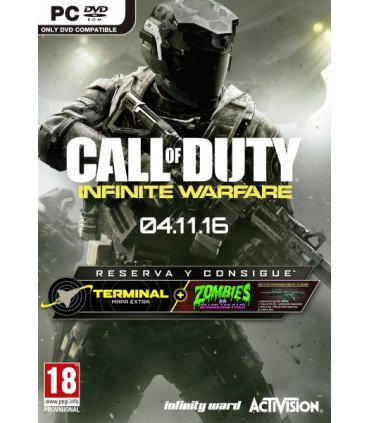 CALL OF DUTY: INFINITE WARFARE (MAPA EXTRA TERMANIL Y PACK ZOMBIES)