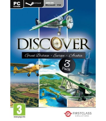 DISCOVER GREAT BRITAIN, EUROPE & ARABIA - FSX (STEAM)