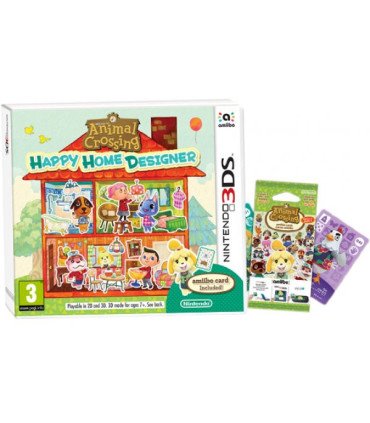 ANIMAL CROSSING: HAPPY HOME DESIGNER + 1 TARJETA AMiiBO