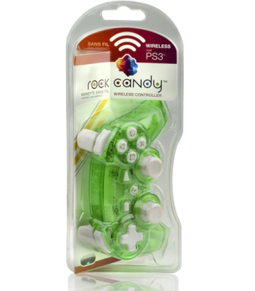 PDP ROCK CANDY WIRELESS CONTROLLER VERDE FLUORESCENTE