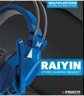 INDECA AURICULAR RAIYIN BLUE EDITION (PS4/XBONE/SWITCH/PC)