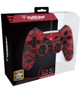VOLTEDGE WIRED CONTROLLER CX40 CAMO RED (PS3/PC)