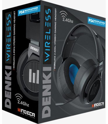 INDECA WIRELESS DENKI STEREO GAMING HEADSET 2.4 Ghz (PS4/SWITCH/PC/MAC)