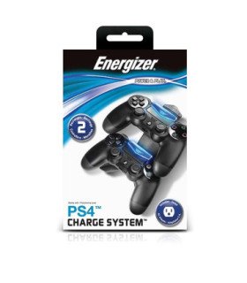 ENERGIZER CHARGE SYSTEM PARA MANDOS PS4 (INCLUYE ADAPTADOR)