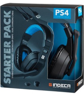 INDECA STARTER PACK (GAMING HEADSET+GRIPS+CHARGING CABLE)