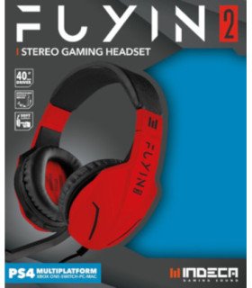 INDECA STEREO GAMING HEADSET FUYIN 2.0 RED (PS4/XBONE/SWI/PC/MAC)