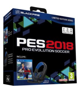 BLACKFIRE HEADSET BFX-15 + PES 2018 LIMITED EDITION