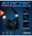 INDECA STARTER PACK (GAMING HEADSET + USB CABLE + GRIPS)