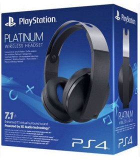 WIRELESS STEREO PLATINUM HEADSET 7.1+ 3D AUDIO (SONY) PS4/VR/PC/MAC & MOVILES