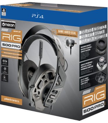 PLANTRONICS GAMING HEADSET  RIG 500 PRO SH BLACK (NEGRO) OFFICIAL