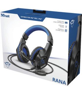 TRUST RANA GAMING HEADSET BLACK/BLUE GXT404B (PS4/PC)
