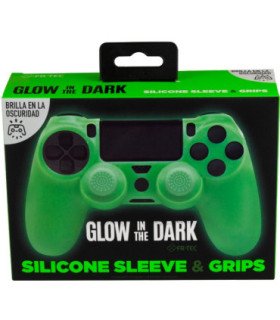 FR-TEC SILICONE SLEEVE + GRIPS GLOW IN THE DARK (BRILLA EN LA OSCURIDAD)