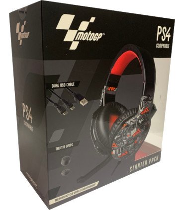 INDECA STARTER PACK MOTOGP 2020 (HEADSET/DUAL USB CABLE/ GRIPS)