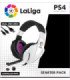 INDECA STARTER PACK LA LIGA 2019 (HEADSET+USB CABLE+GRIPS)